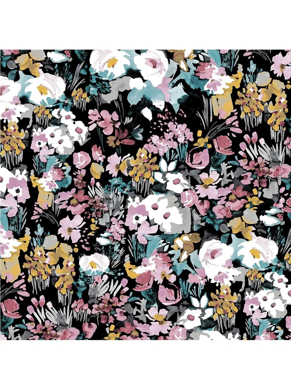 Vera Bradley Artist’s Garden Multi Floral Plush Throw Blanket 80” x 50”